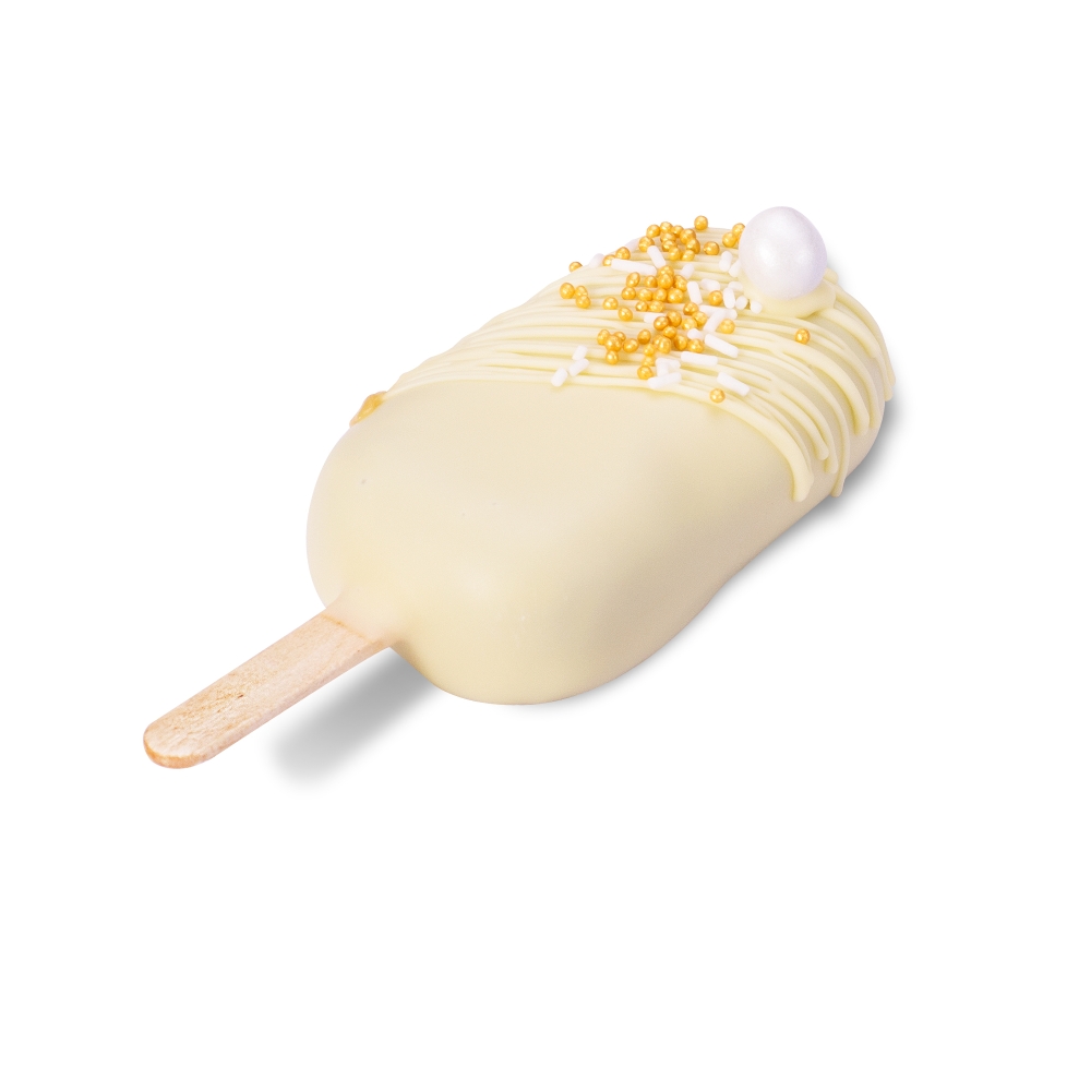 60g Pečený nanuk biela čokoláda, citrón