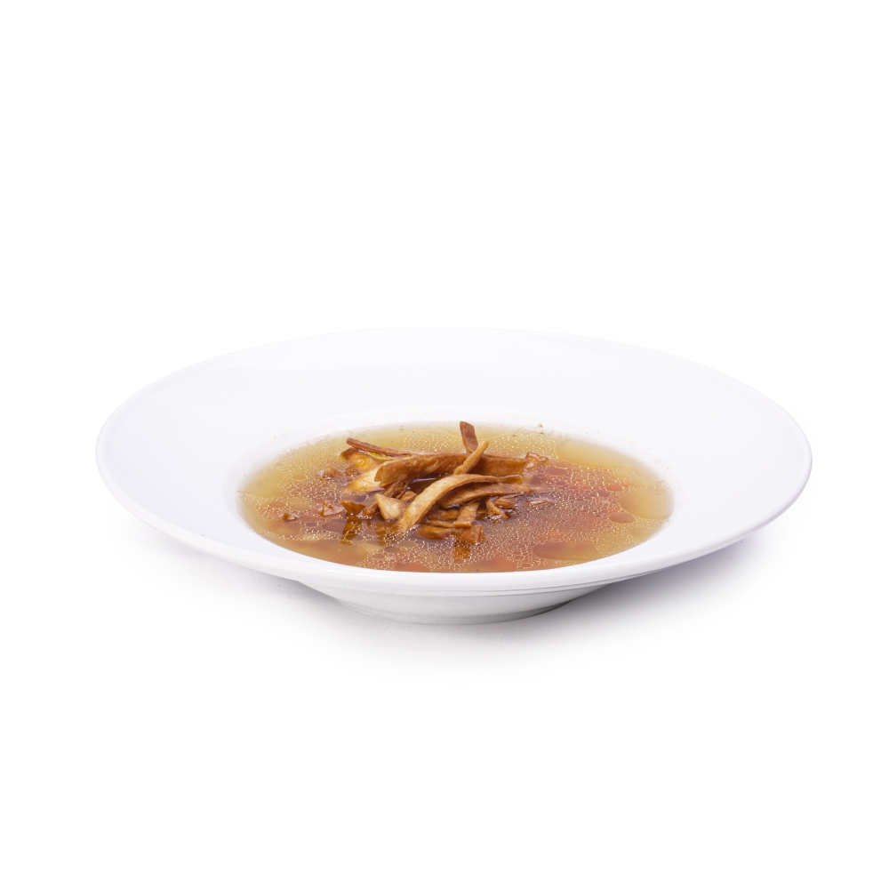 0,33l Hovädzí vývar so zeleninou a fritátovými rezancami