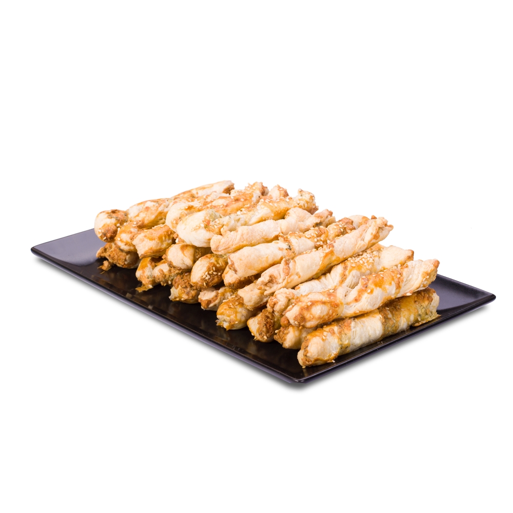 1kg Tyčinky z lístkového cesta s modrým syrom