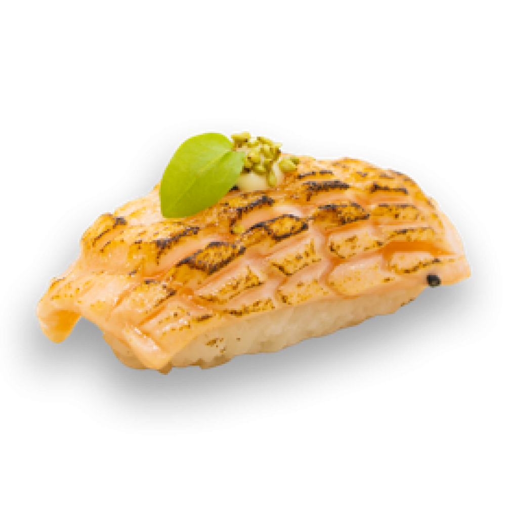 2ks Moderné nigiri Tataki losos